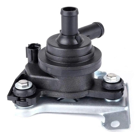 Solid As A Rock Electric Auxiliary Water Pump Replacement Fits Toyota Prius 2004 To 2009, black plastic pump with metal base for coolant circulation.