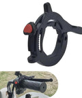 Universal Motorcycle Throttle Assist Black One Button Cruise Control Brace for easy grip and relaxed riding.