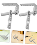 Beefy Heavy Duty Stainless Steel Self Closing Pivot Hinge For Bidirectional Double Swing Doors And Louvers Ideal For Busy Bars Cafes Saloon Doors And Commercial Spaces, silver hinge pair