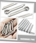Assorted Stainless Steel Cotter Pin Kit With Hairpin Pins And Springs For Auto Hardware And Truck Repair Gear Heavy Duty Roll