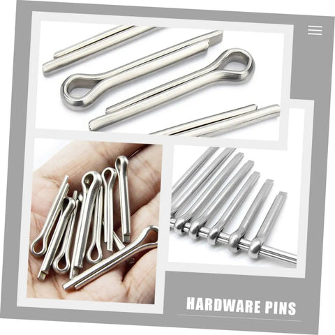 Assorted Stainless Steel Cotter Pin Kit With Hairpin Pins And Springs For Auto Hardware And Truck Repair Gear Heavy Duty Roll