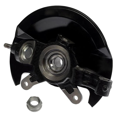 Front view of Front Steering Knuckles And Wheel Bearing Hubs Assembly For 2003 2004 2005 Honda Civic 1.7L Replacement Kit