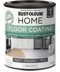 Pearl Gray Interior Floor Coating Kit 1 Qt Premix Base Coat For A 2-Step System, durable can label with kitchen floor example.