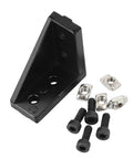 10 Piece 2020 2040 Connector Kit With M4 Screws For 3D Printer Frames And CNC Rigs, Aluminum Corner Brackets For 90 Degree Joints