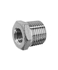 Rugged Aluminum Hex Bushing Pipe Adapter One To One Quarter Inch Npt Male Female Coupling Class 150 heavy duty design for plumbing.