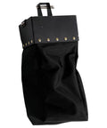 Built Tough 2 Ton Electric Hoist With 20 Foot Lift And Real 3 Phase 460V Power Heavy-duty black fabric bag with metal top.