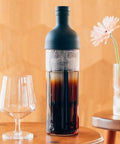 650ml Cold Brew Coffee Bottle With Removable Filter Heatproof Glass No Fuss Pour Fridge Safe Black Finish Leakproof Travel Bottle