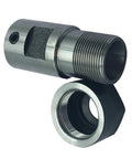 Built Tough Rock Solid CNC Motor Shaft For Milling And Boring Grinding Machines Precision Machined Steel with threaded edges.