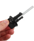 Close-up of Spare Tire Hold Down Bolt For Cars Easy Install Replacement Retainer Clamp Keeps Your Spare Wheel From Rattling And Bouncing