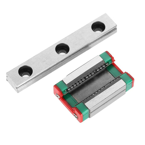 9mm Miniature Linear Rail With Bearing Steel Block For Mini Rail Systems, ball retainer design, lubrication system, metal components