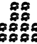 12 Piece Dumbbell Bar Clamp Set For Weight Lifting Quick Install Barbell Collars Secure Nut Clips For Dumbbells And Bars