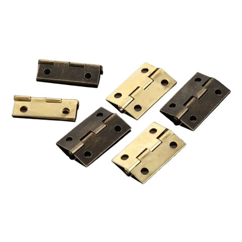 Rotating Concealed Hinges For Cabinets And Drawers 30 Piece Pack Easy Install Mini Square Cupboard Door Hinge For Wooden Furniture Jewelry Box Replacement Hardware 24 By 16 Millimeters bronze finish hinges