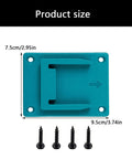 Space Saving Wall Mounted Power Tool Rack For Cordless Drills And Impact Drivers Secure Garage Workshop Wall Mount Holder For 14V 18V Tools Fits Wall Ceiling Or Mobile Workstations with screws and dimensions