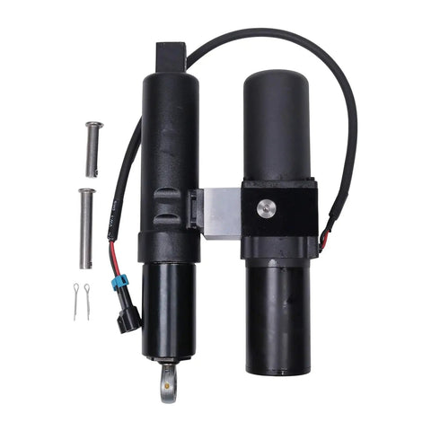 Heavy Duty Hydraulic Angle Actuator for Polaris Ranger 1000 Crew XP 2018 2021 with mounting kit and wiring harness.