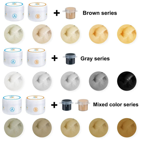 Color Matching Tub Tile And Shower Repair Kit Three Point Seven Ounce Odorless Bathtub Paint for Brown, Gray, Mixed Series