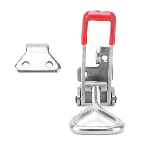 Heavy Duty Stainless Steel Toggle Latch With Plastic Handle And 600kg Holding Power For Secure Home Decor, Equipment Install, And Solid Hardware Fitting Needs, showing close-up design.