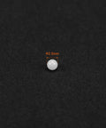 White zirconia ceramic bearing ball, 2.5 mm diameter, 1 piece