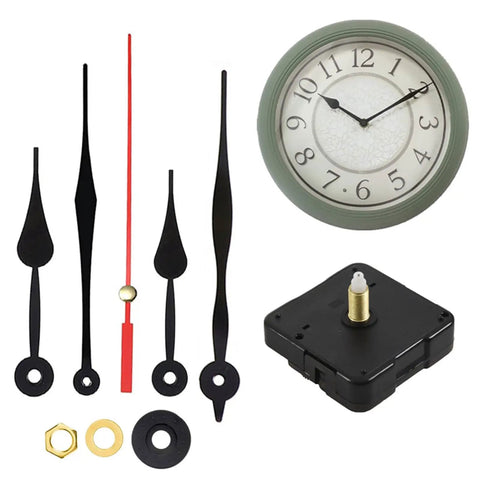 Silent Clock Movement Replacement Kit For Beginners And Adults Durable ABS Mechanism With Low Power Consumption Perfect For DIY