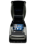 Open view of LabelWriter 550 Turbo Direct Thermal Label Printer With USB And LAN 300 DPI showing label compartment