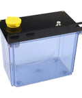 Sileduove 3L CNC Machine Lubrication Water Box With Built In Filter Oil Tank For Lathe Milling Drill Efficient Cooling System 210X128X180mm clear plastic tank with yellow cap and black top