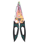 Pointed Mouth Wire Stripper And Cable Cutter With High Hardness Blades, ergonomic pliers for precise electrical use, black handles
