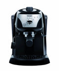 Pro Grade 15 Bar Pump Driven Espresso Maker With Stainless Steel Boiler And Swivel Jet Frother For Creamy Drinks Plus Built In Tamper And Quick Fill Reservoir, front view.