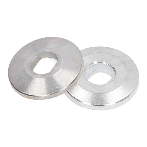 2 Pack Premium Carbide Pressure Plates and Bearing Block for 10 Inch Aluminum Miter Saw with multifunctional blade flange