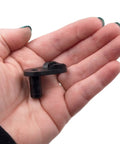Hand holding Fridge Door Lower Hinge Closing Cam Riser Replacement For Refrigerator, Fits Fresh Food Or Freezer Side, AP3420216 Compatible