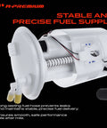 Electric Fuel Pump Assembly Compatible With Subaru Forester 2009 Through 2010 Ej255 Naturally Aspirated Engine Replacement close-up view showing fuel inlet and outlet.