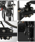 Close-up of Ender 3 3D Printer Wheel Kit with POM Wheels and 625zz Bearings, featuring plastic pulleys and linear bearing wheels.