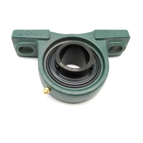 35mm UCP207 Pillow Block Bearing Made From SUS304 Stainless Steel Handles High Heat Very Well For Industrial Machines Keeps Things Cool And Smooth Reliable Gear That Aint Losing Steam When You Are Going Hard Just Buy One For Your Rig Tonight. front view