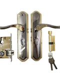 Universal Mechanical Door Lock And Handle Set For Indoor European Doors Fits 35 To 50 Mm Thickness Solid Construction Great For Bedroom Privacy