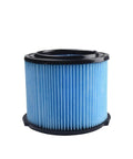 Multi Layer High Density Vacuum Cleaner Filter Screen Replacement For Vf3500 Vf4000, blue pleated filter element
