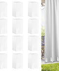 24 Pack Outdoor Curtain Weights Magnetic Waterproof Beefed Up Heavy Duty Window Drapery Anchors For Patio Pergola Gazebo Cabana