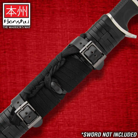 Heavy Duty Leather Frog For Swords MOLLE Compatible Carry System Built Tough For Boshin Swords UC3176 UC3125 Secure Fit