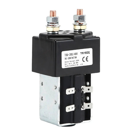 Hefty 300 Amp DC Contactor Switch TSU 285 Built Like A Tank For Cars And Electric Forklifts featuring 1NO terminal.