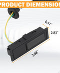 Nissan Pathfinder Hatch Button Trunk Latch Replacement Direct Fit For 2013-2020 Tailgate Release Button with dimensions labeled