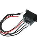 12V DC Power Relay with 30A and 40A SPDT contacts, 1NO 1NC flange mount, 10 quick connect terminals, plug and play, pack of 2
