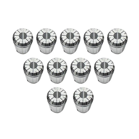 11-piece ER32 collet kit for 4th Axis CNC Rotary Stage With ER32 Collet Set 3-20mm For Milling Machines, 11-Piece Collet Kit, 0.3 Degree Step