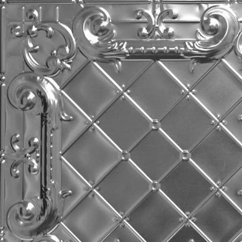 2x2 Ft Tin Plated Steel Wall And Ceiling Pattern Panels 12 Pack Nail Up Kit Unfinished Steel Panels With Matching Nails DIY
