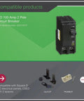 QO 100 Amp Two Pole Circuit Breaker With Plug On Design For 120 240 VAC Easy Install Compatible With QO Load Centers