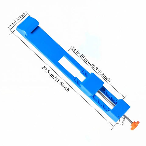 Adjustable Guide Rail For Cut Like Butter Performance Heavy Duty Anti Slip Milling Track Locks Down On 4 To 8 Inch Circular And Marble Saws Portable Woodworking Shop Favorite 2 Piece Set, measuring 29.5cm.