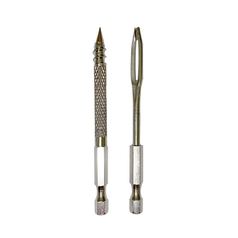 Easy Tire Plug Drill Bit Kit for All Drills 2 Piece Set with Reamer and Plugger Bits Quick No Fuss Tire Repair Solution for Cars Trucks and SUVs