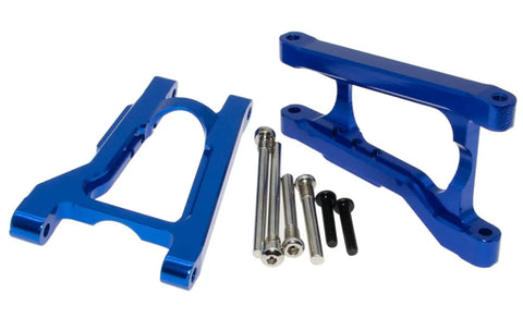 1967 Chevy C10 Drag Slash RC Crawler Front and Rear Suspension Arm Set Aluminum Alloy Upgrade Replacement Blue