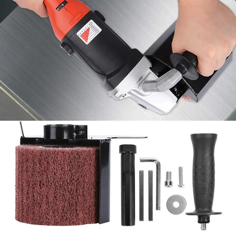 Angle Grinder Polishing Wheel Kit With Interchangeable Buffing Pads And Handle For Metal Jewelry And Nonmetallic Surfaces
