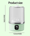 Ace Portable Washer Machine For Laundry Slick Pulsator Spin Clears Tough Stains While Guarding Delicate Fabrics Knockout Abs Housing Fits Dorm Rooms And Tiny Spaces Smoothly In Purple size dimensions 20cm height and 12.5cm width.