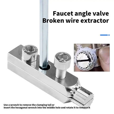 Ultimate Screw Extractor Kit For Easy Removal Of Broken Fasteners And Damaged Threads In Plumbing Fixtures Makes DIY Repairs A Total Breeze With Professional Results Every Single Time. Faucet angle valve extractor, carbon steel, for broken wire removal