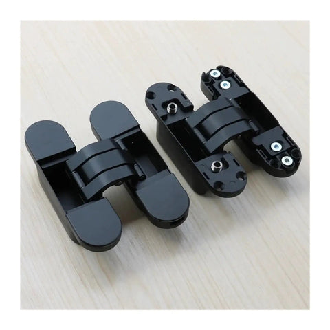 180 Degree Zinc Alloy 3D Adjustable Invisible Hidden Door Hinge For Heavy Doors Built To Last Concealed Screws Heavy Duty Construction