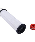Hydraulic Filter 77353GT 77353 for Genie S60 S65 S60X S60XC S60TRAX Replacement, cylindrical design with red component