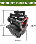 Universal Carburetor Replacement Kit For Lawn Mower Engines 140cc 150cc 163cc Fits Craftsman Troy Bilt Briggs Stratton Engines dimensions